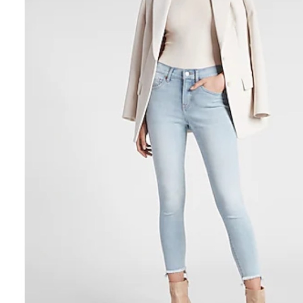 Express Raw Ankle Cuff W/ Multi Color Side - image 3